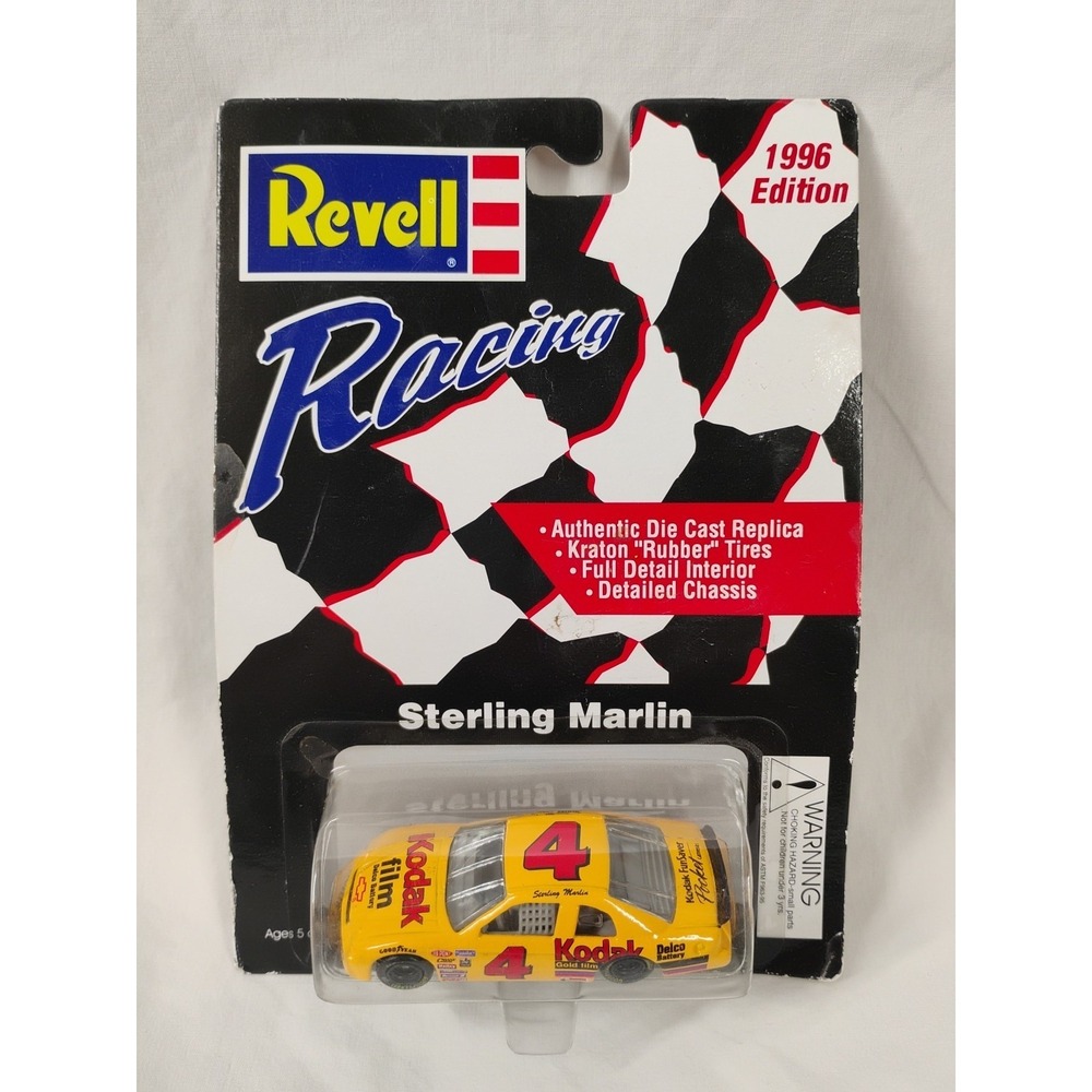 Sterling Marlin #4 Kodak Film Chevy Monte Carlo Revell Racing 1996 Diecast Car‎